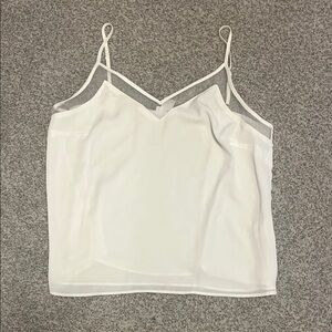VENUS White Sheer Camisole Top
